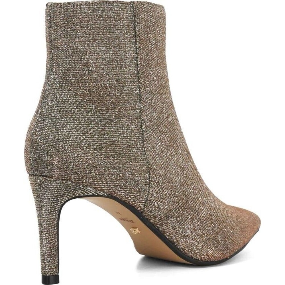 Eloquii silver platinum bling sparkly glitter Chelsea Ankle boots size 9 WIDE - Picture 3 of 15